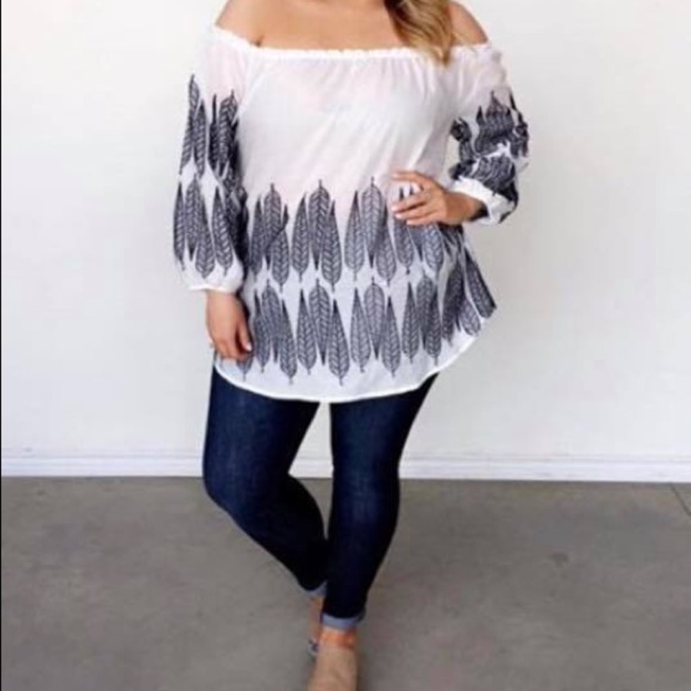Off Shoulder Top - image 1